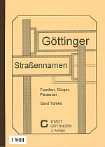 Verffentlichungen des Stadtarchivs Gttingen, Bd. 2 (2. Auflage 1997)
