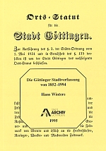 Verffentlichungen des Stadtarchivs Gttingen, Bd. 5